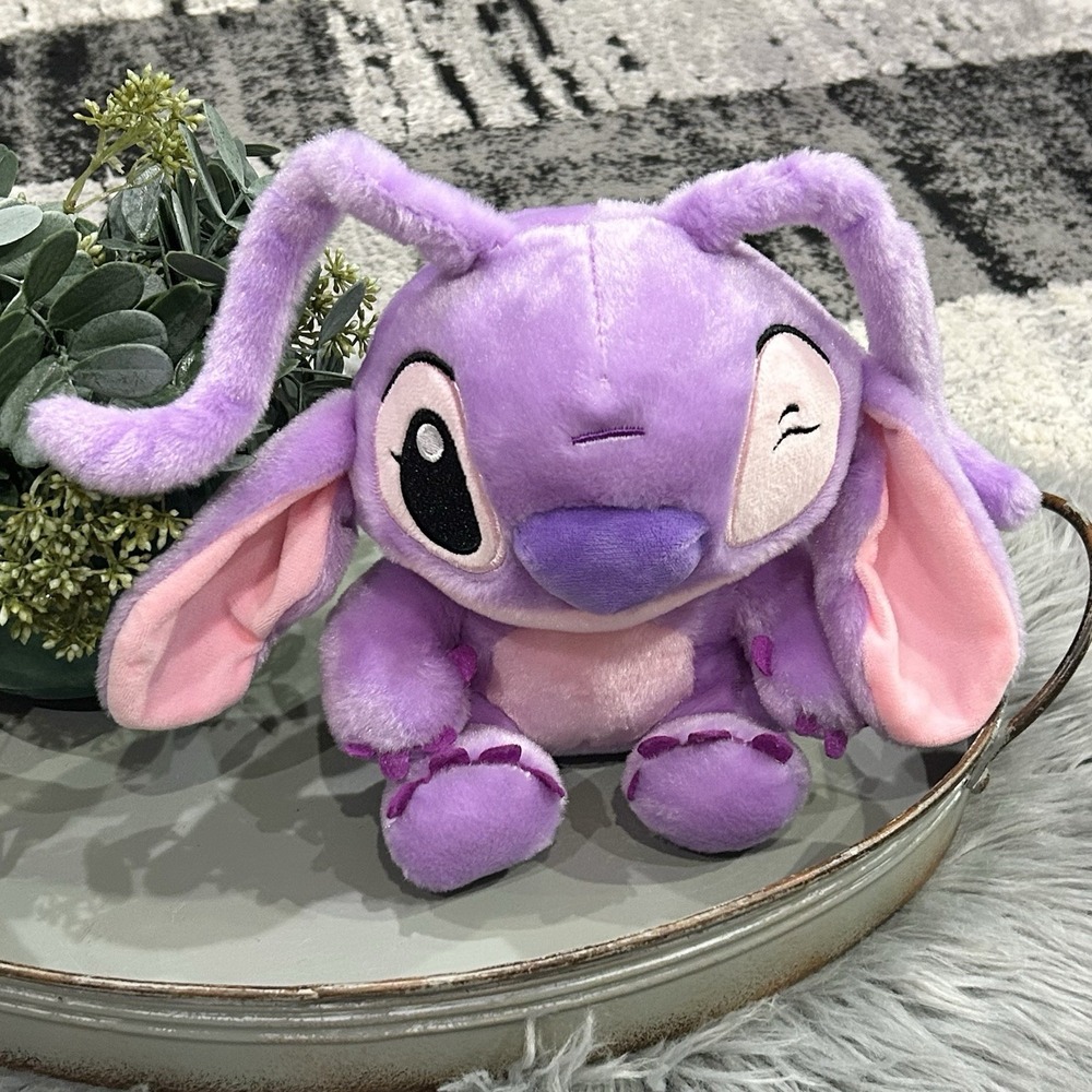 Disney Lilo & Stitch Blinking "Angel" Purple 7" Plush